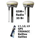 RTK комплект приемников R8s GSM Base&Rover+R8s Radio Base&Rover+TSC3+TDL 450H