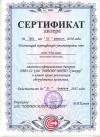 Сертификат дилера ЗАО НИИИН МНПО СПЕКТР _ ГЕО-НДТ