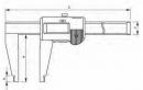 Штангенциркуль ABSOLUTE Digimatic со скруглёнными губками