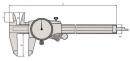 Штангенциркуль с круговой шкалой