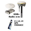 RTK комплект приемников R9s Base+R8s Radio Rover+TSC3+TDL 450H+GSM M5