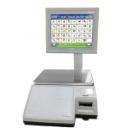 Весы самообслуживания с сенсорным дисплеем, с печатью этикеток CAS CL7000-15S