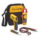 Комплект Fluke 62/322/1AC - пирометр Fluke 62, токовые клещи Fluke 322, карманный индикатор переменного напряжения Fluke 1AC II