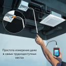 Анемометр с выносным телескопическим гибким зондом 