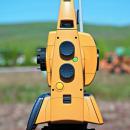 тахеометр Topcon PS-105 в полевых условиях