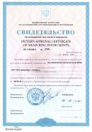 Свидетельство об утверждении типа средств измерения на МЭПБ