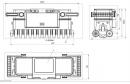 Габаритные размеры топографа А1050 PlaneScan