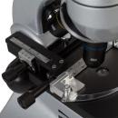 Предметный столик микроскопа Levenhuk D70L с препаратодержателями и координатным перемещением