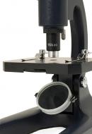 Предметный столик микроскопа Levenhuk 2S NG с зажимами и плоско-вогнутое зеркало