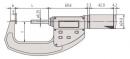 Размеры микрометра ABSOLUTE Digimatic QuickMike