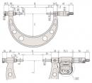 Размеры микрометра 104-135А