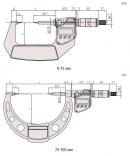 Размеры микрометра 342-251