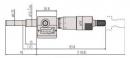 Размеры микрометрической головки 250-301